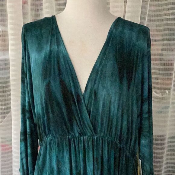 Green Dragon Nordstrom Women’s 3X Kaftan Tunic Beach Cover Up Dress - Picture 3 of 7